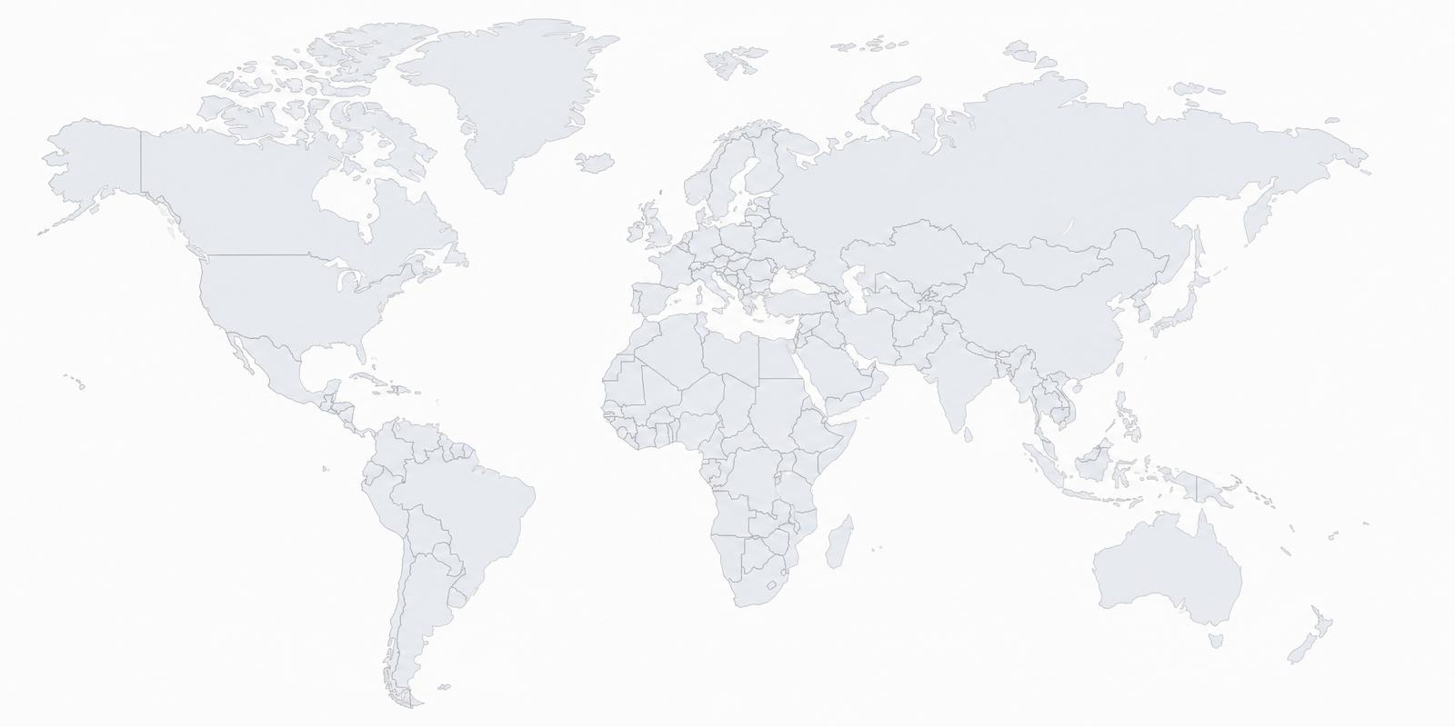 World map showing global e-invoicing regulation status